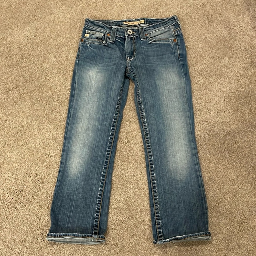 Big Star Women’s Rikki Low Rise Capri Jeans 27 Excellent Condition Vintage